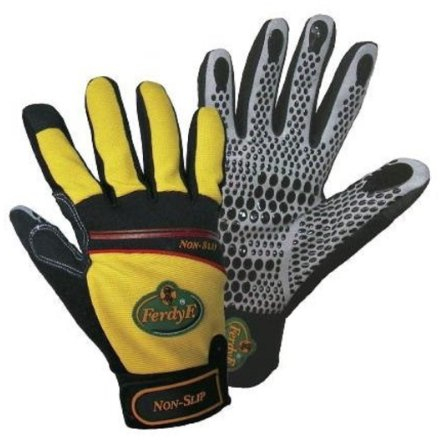 FerdyF. Mechanics Non-slip 1930-8 Clarino®-Kunstleder Montagehandschuh Größe (Handschuhe): 8, M EN 388:2016 CAT II 1 Pa