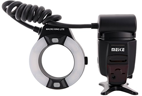 MK-14EXT Makro i-TTL Ringblitz Passend für Canon EOS mit LED Hilfslicht Standard ISO Blitzschuh