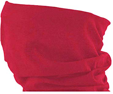 Oblique Unique Damen/Herren Mikrofaser Multifunktionstuch K-150 (Pure Red)