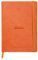 Rhodia 117754C Notizheft Goalbook (DIN A5, 14,8 x 21 cm, Dot, praktisch und trendige, mit weichem Deckel, 90g, elfenbeinfarbigem Papier, 120 Blatt, Gummizug, Lesezeichen) 1 Stück, Tangerine
