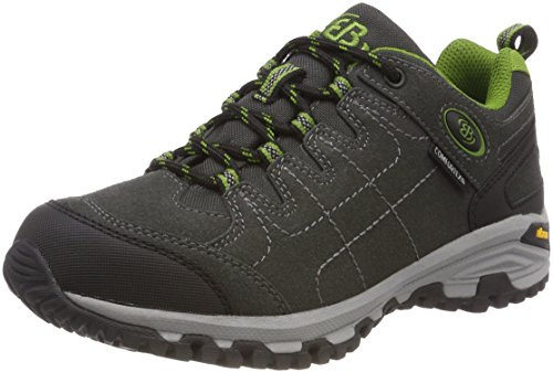 Brütting Unisex Mount Shasta Low Trekking- & Wanderhalbschuhe, Anthrazit Grün, 44 EU