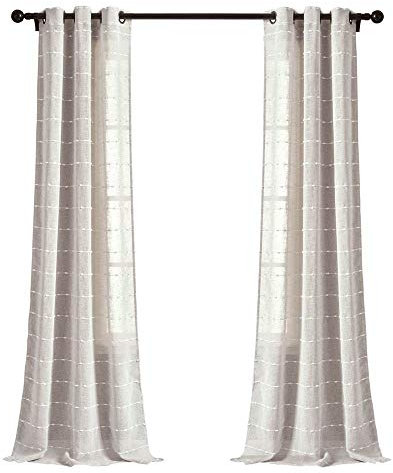 Lush Decor, Vorhang mit Ösen, beige, 213 x 96,5 cm beige