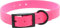 CANIHUNT Collier Chien CTECH Boucle Double - 6 Coloris - 2 largeurs, 3.8mm d'épaisseur, matière en polychlorure de Vinyle, Marque Française (2.5 x 0.4 x 60cm, Rose)