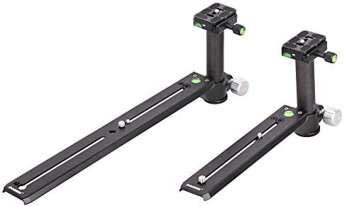 Telephoto Long-Focus Lens Bracket Clamping Pillar Camera Support Holder Nodal Slide Plate for Hydraulic Tripod Head (400mm)