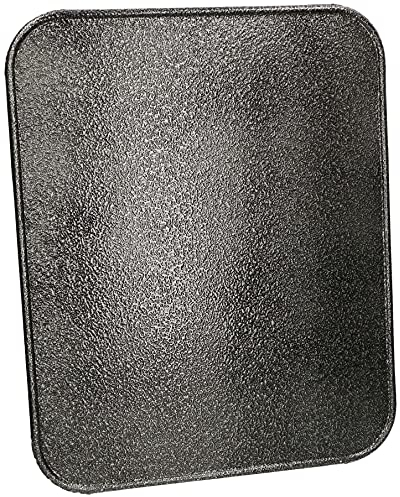 KOTARBAU® Bodenblech 595x480 mm aus Stahl Ascheblech Kaminplatte Schmutzblech Bodenplatte Bodenschutz für Feuerstellen Kaminöfen Ofenblech Funkenschutz Feinblech Altsilber