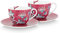 PIP STUDIO 51004147 Flower Festival Tasse m.Unte. dark pink 280ml Set2 (1 Set)