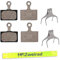 MSZweirad Shimano K05S-RX Bremsbeläge Scheibenbremsbeläge Resin Nachfolger der K03S inklusive MSZweirad Bleed Block