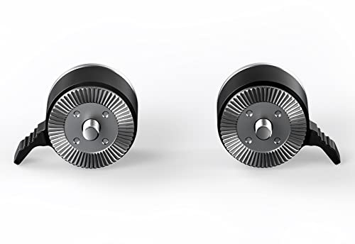 TILTA Quick Adjust Rosette Adapter for Tilta Lightweight Shoulder Rig and RS2/RS3 Pro Gimbal Rosette Adapters- 1 Pair TA-ARA-P-B