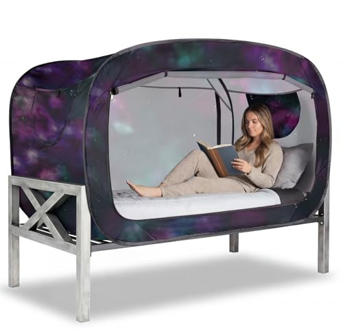 ANC POP Galaxy Constellation Bed Canopy Tent, Full Size, 78.7 x 56.3 x 55.12, Privacy & Breathable, Stable & Durable