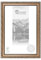 CLAMARO 'OSLO' Bilderrahmen Antik 30x42 Massivholz | Bronze | 49 mm breite Shabby Chic Vintage Barock Leiste | Holzrahmen inkl. Acrylglas, Rückwand, Metall Aufhänger