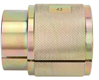 ZDETGU Universal Motorcycle Fork Dichtfahrzeug -Werkzeug Split Design Kohlenstoffstahl für Herkömmliche Umgekehrte Gabeln Installation Hochleistungen (43MM)