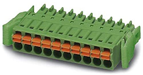 PHOENIX CONTACT FMC 1,5/13-ST-3,5-RF Leiterplattenstecker, Nennquerschnitt 1,5 mm², Grün, Anzahl der Anschlüsse 13, Artikelfamilie FMC 1,5/..-ST-RF, Rastermaß 3,5 mm, 50 Stück