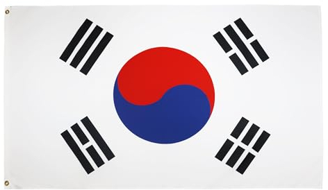 BANDIERA COREA DEL SUD 250x150cm - GRAN BANDIERA SUDCOREANA 150 x 250 cm - Bandiere - AZ FLAG