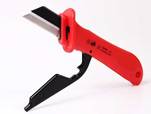 VDE Kabelmesser 1000 V Abisoliermesser Abisoliermesser Kabel Messer Elektriker 2