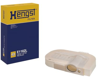 HENGST - Luftfilter E1162L - Luft-Filtereinsatz für KFZ | Hochwertiger Motorluftfilter für Otto- oder Dieselmotor - Schutz für Motoren - Wasserbeständig