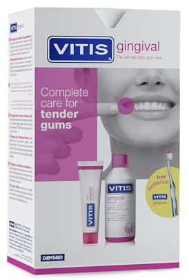 Vitis gingival Box Set 2 in1 mit gratis Zahnbürste – Die Ultimate Daily Gum Care