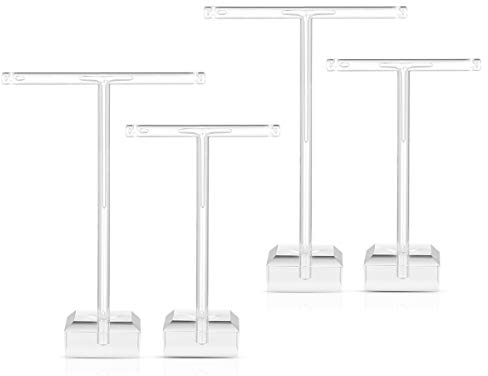 4PCS Acryl Ohrringhalter Schmuckständer Ohrring ständer fur Ohrschmuck-Display Lagerung