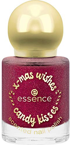 essence x-mas wishes candy kisses scented nail polish, Nr. 02 Apple-y Ever After, rot (8ml)