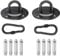 RXXR 2er Set Deckenhaken Hängesessel Premium Edelstahl Halterung bis 450KG Schwerlast Hängematten Haken 180° Drehen Schaukel für Beton Holz Hängematte Stuhl Sandsack, Sling Trainer, Gym