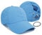 Mukeyo Damen-Baseballkappe Mütze Damenhut mit Kreuzmuster, verstellbar, unordentlich, hoher Dutt, Ponycap mit Haarband, schnell trocknend, blau, Einheitsgröße