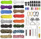 EUBSWA Paracord 550 Nylonseil 16 Farben, Paracord Armband Set Paracord Nylonseil für Hundehalsband Hundeleine Selber Machen