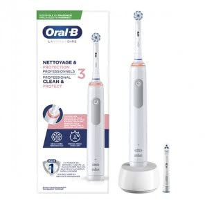 Brosse À Dents Électrique Soin gencives 3 Nettoyage Professionnel Protection Oral-B