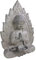 Arnusa Wandskulptur Buddha Wanddekoration 67x44x15 cm Figur Gartenfigur Gartendekoration Große Dekofigur zum hängen