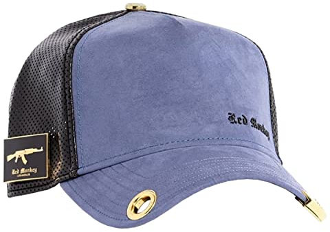 Red Monkey Blown Away RM1419 Limited Edition Fashion Unisex Mesh Trucker Snapback Hat Cap | 3 Farben, Blau, Einheitsgröße