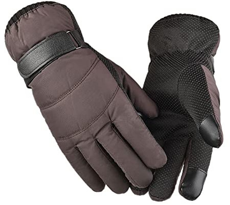 Winterhandschuhe Damen Wasserdicht Warm Handschuhe Fingerlos Leder Winter Dünne Thermo Handschuhe Herren Damenhandschuhe Winter Leder Beige Arbeitshandschuhe Herren Gr 10 Leder Winterhandschuhe