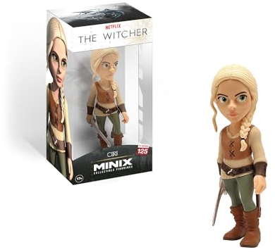 MINIX BANDAI Ciri-Figur Staffel 3 The Witcher (12 cm) MN13449: Sammlerstück für Ausstellung, detaillierte Statue, ideal für Fans der beliebten TV-Serie The Witcher und Sammler.