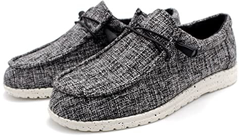 Town Forst Bequeme modische Damen-Schlupfschuhe, Schwarz Melange, 37 EU