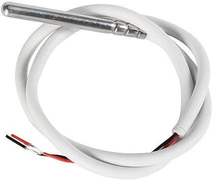 Jadeshay Sensore Temperatura,NTC 10K Ohm Sonda di Temperatura con 0,5 Metri Cavo Impermeabile Sensore di Temperatura Termistore,Temperatura Sonde Fino a 200°C