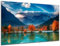 DARO Design - Wand-Bild auf 6mm HDF 40x30 cm See im Herbst - Wand-Deko Bilder Geschenk