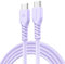 USB C to USB C Charger Cable 60W STRONG Braided C to C Cable Fast Charging Type C Data Lead Compatible with iPhone 15, iPad Pro 2022, iPad 10th 2022, MacBook Pro, Samsung S24/S23/S21/A14, Pixel 8 [1M]