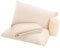 Viterbo Biancheria Coordinato Lenzuola Completo Letto Matrimoniale In Morbido Pile A Fantasia Kenia (6127) (Borbonese Beige)