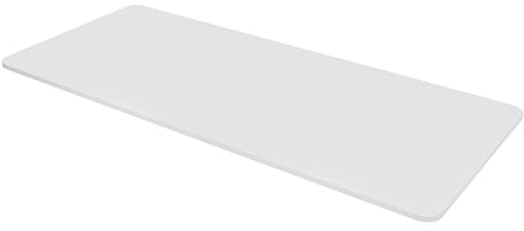 ERGOMAKER stabile Schreibtischplatte, Tischplatte 110x60 cm Perfekt für Schreibtisch Gestell, Höhenverstellbarer Schreibtisch Stärke 18 mm(Weiß)