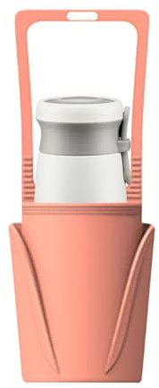 Portavasos de silicona para cochecito - Soporte de teléfono de gran capacidad impermeable - Soporte portátil para cochecito - Organizador para cochecito de camping, silla, bicicleta