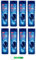 8x Clear Cura Quotidiana Men Shampoo für alle Haar- und Kopfhauttypen - Tägliches Pflegeshampoo 225ml + Beni Culinari Kostenloser Schlüsselanhänger
