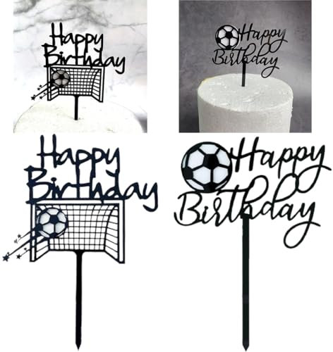 2 Fußball Tortendekorationen Tortendekorationen Fußball Happy Birthday Tortendekorationen Tortendekorationen Geburtstag Fußball Tortendekorationen für Geburtstagsfeiern