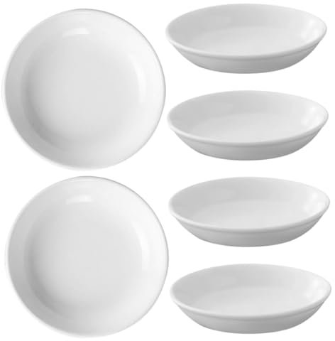 PRETYZOOM Plato Pequeño De Cerámica 6pcs Repuesto para Calentador De Cera Tazón De Cera Fundida