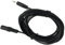 Glowster Cable de audio de 3,5 mm macho a hembra, 1,5 m, negro, ideal para conectar dispositivos de audio y auriculares.