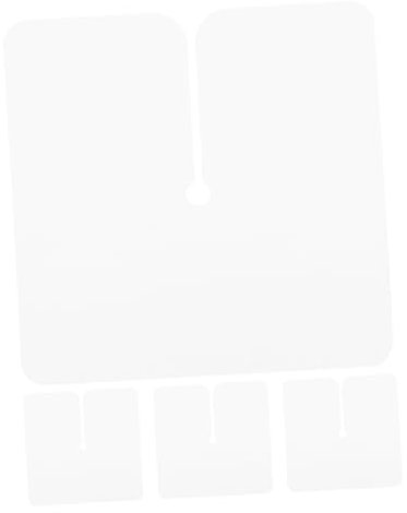 minkissy 4pcs Hair Glue Protector Shield Guards for Extensions Bonding Heat Shield Guards Protect Hair from Glue Tools for Braids