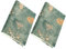 Operitacx 2piezas Funda De Tela Para Libros Reutilizable De Tela Suave Cubierta Decorativa Para Cuadernos Y Diarios Para Amantes Lectura Y Estudiantes