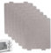6PCS Waveguide Cover Microwave Mica Sheets 108x99mm, Universal Waveguide Cover Replacement for Microwave Oven, Mica Plate Sheet Microwaves Repairing Part - Heat Resistant, Easy to Cut and Install