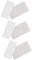Angoily Lot De 3 Cartes De Nettoyage En Tissu Non Tissé Blanc