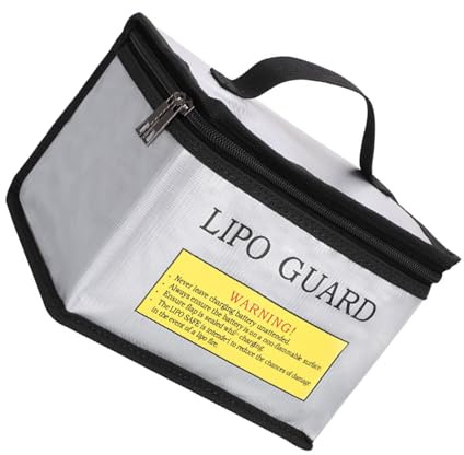 Zqxnt Schützende Batterie Safe Tasche Zur Reduzierung des Schadensrisikos Durch Brände Und Explosionen. Tragbarer Batterie Safe