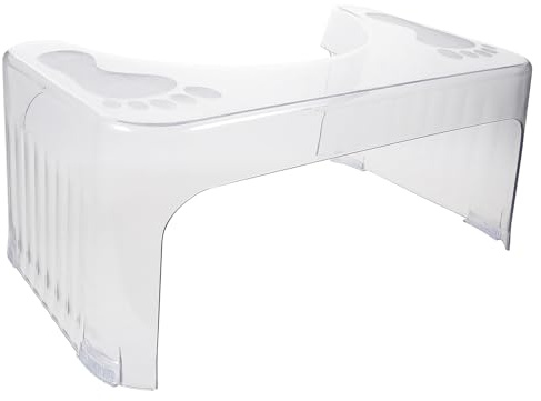 BESPORTBLE Tabouret de Toilette pour Garçon Fille Stable et Antidérapant Marche Pied Petit Tabouret Polyvalent pour Salle de Bain Rehausseur WC Garçon Fille et Confortable