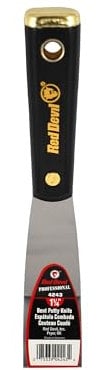 Red Devil 4243 Bent Putty Knife, Gray, 1.25
