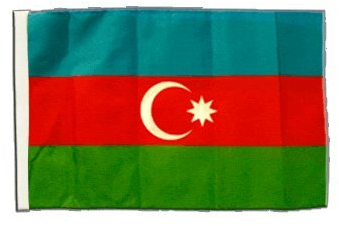 Flaggenfritze® Flagge Aserbaidschan - 30 x 45 cm
