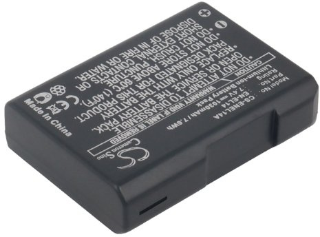 Li-ion Battery Pack Fits Nikon EN-EL14, D3100 DSLR, D3100 DSLR, D3100, Coolpix P7000, D3200 DSLR